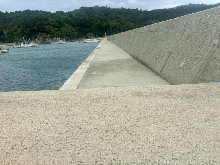 宮城県 石巻市 牡鹿半島 福貴浦漁港（ふくきうら）の釣り場ポイント イカ狙える！