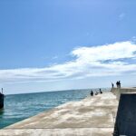 宮城県 石巻市 牡鹿半島(西側)狐崎漁港(きつねざき) 釣り場ポイント案内 魚影が濃い