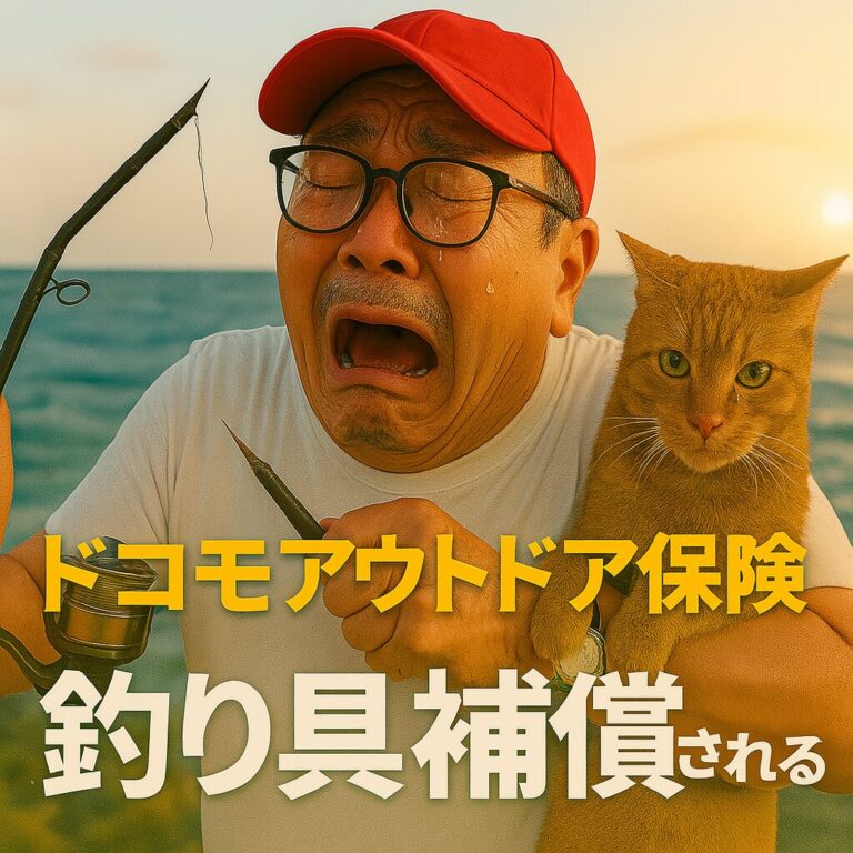 知らなきゃ損！NTTドコモの「アウトドア保険」で釣具はどこまで補償？ロッド破損に備える方法