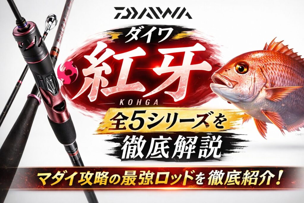 【2026年最新版】ダイワ マダイ専用ロッド「紅牙」全モデルを徹底比較！