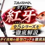 【2026年最新版】ダイワ マダイ専用ロッド「紅牙」全モデルを徹底比較!